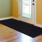 Black Modern Hall Runner Rug Long Rugs Hallway Area Carpet Non Slip 20 x59 