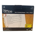 The Office Gift Drinking Pint Glass Set Jim   Pam Michael Scott Pint Glassware