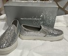 Cloudwalkers Women s Glitter Sneakers Sparkly Sequin Slip On Size 9 5w