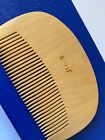 Vintage Japanese Hon-tsuge Boxwood Traditional Kyoto Wooden Comb Chirimen Case