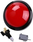 5v 100mm Jumbo Dome Led Illuminated Self Resetting Push Button Switch Arcade