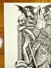 Jef Whitehead    Leviathan Goatlord Original Pen And Ink Drawing Signed
