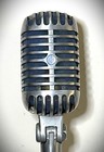 Vintage 1950s Shure 55s  sn6020v  Dynamic Microphone  Orig  Works  W cable-stand