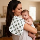 12 Pcs Baby Burp Cloths Snap Design 3 Layers Cotton Absorbent Soft Newborn