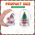 Diy Christmas Gnomes Snow Globe Craft Kit For Kids     12-piece Glitter Activity