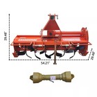 3 7  Ft 53  Rotary Tiller  Attachments 3 Point Cat I Hitch Tractor Pto Driven