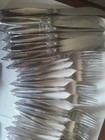1847 Rogers Bros  Garland Silver Plate Flatware Set 47 Pieces