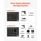 Uimoso Hard Pistol Case With Foam Lining For Secure Storage  18 7x12 5x7 5 In