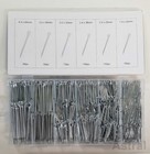 555pc Split Pins  Cotter Fixings  Fastener Set   Zinc Plated   6 Common Sizes  