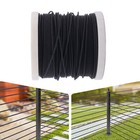 200-400 Ft Black Cable Railing T316 Stainless Steel Wire Rope Cable Strand 1 8 