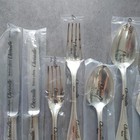 Christofle Perles 10pcs Silverplated Table Knife Fork Spoon Brand New