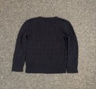 Polo Ralph Lauren Cable Knit Sweater Youth Size 6 Pony Navy Boys