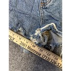 Cotton On Denim Shorts Womens Size 4 Blue High Waisted Raw Hem Frayed Casual