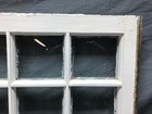 Antique Early 20 Lite Window Sash Shabby White Chic 28x31 Vtg Old 351-23b