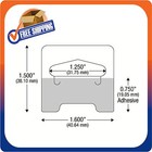 5000 Clear Self Adhesive Medium Duty Slot Hang Tab Tags 14oz Limit Retail Hanger