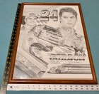 Jeff Gordon    24   Nascar   Dupont   Monte Carlo   Pencil Art   Limited Print