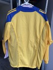 Adidas Brondby Denmark 2002 Dual Layer Home Soccer Jersey Shirt Player Ls