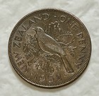 1952 New Zealand One 1 Penny   Tui Bird   King George The Vi