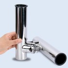 4 Pack Fishing Rod Holders For Boat Rail Mount Stainless Steel Clamp On 7 8 -1 