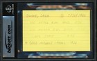 Jesse Owens Auto 3x5 Index Card 1936 Olympics John My Best 36 Olympics Beckett