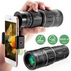 Day night 16x52 Monocular Hd Zoom Powerful Monoculars Telescope W  Phone Holder