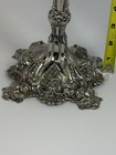 Antique Victorian Style Silver Plate Candlestick Set 11 1 2  Tall Ornate Design