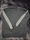 Adidas Essentials 3-stripes Fleece Sweatshirt Womens Size Medium New 
