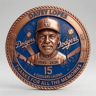Davey Lopes Challenge Coin - Davey Lopes A Dodgers Legend Commemorative Fan Gift