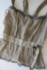 La Perla Vintage Silk Art Nouveau Corset Bustier  Made In Italy  2000s