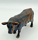 Schleich 2003 Black And Brown Angus Bull Figure