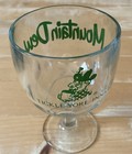 Vintage Mountain Dew Glass Goblet Thumb Print   It ll Tickle Yore Innards   14oz