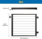 Cable Railing Gate For Wood Metal Cable Railing System  Black Left Hand In Swing