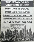Vintage 1930 s  Norman s Simplified Map Of New York City Mid-town In Detail
