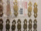 27 Belwith Lancaster Polished Brass Cabinet Knob Back Plates Model P472-lp