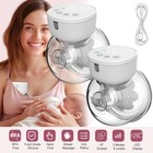 Wearable Hands Free Electric Double Breast Feeding Milk Pump Dishwasher Safe New