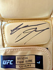 Nate Diaz Autographed Signed Gold Ufc Fight Glove Psa dna Coa Authenticated