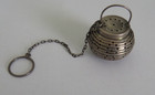 Vintage Sterling Silver  Webster Co Chinese Lantern Tea Ball Strainer