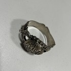 Unusual Old Persian Islamic Silver Poison Bracelet Ornate Nr