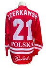 Czerkawski Mariusz  Poland Hockey Jersey  New tag  Size Men s Xlarge  Number 21