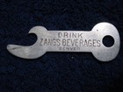 Pre-pro prohibition Drink Zang s Beverages Denver  Co Scarce Beer Bottle Opener