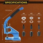 Hand Press Grommet Machine   Hand Press Heavy Duty Eyelet Grommet Machine Pun   