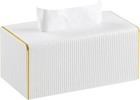 Tissue Box Cover Rec  Pu Leather Tissue Box Holder With Magnetic