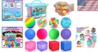 Colorful Squishy Stress Balls Bulk - Classroom Prize Set