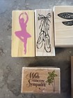 Stampin Up Assorted Design Wooden Rubber Stamps
