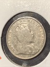 1902-h Small H Canada 5 Cents Silver Foreign Coin