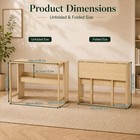 Modern Folding Desk Storage Computer Desk Home Office Game Study Table 40 5in