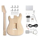 Diy Electric Guitar Kit Strat Style Guitar Beginner Kit Basswood Body Maple Neck