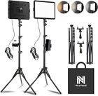 2-pack Led Video Light Kit  Studio Light  2800-6500k Dimmable Photography
