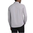 Dkny Men s Button Up Long Sleeve Sport Shirt Size M Light Grey