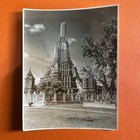 Original Vintage Photo Thailand Bangkok Wat Arun Temple Architecture